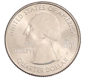 1/4 доллара (25 центов) 2017 года P США «Национальные парки — №39 Национальный монумент острова Эллис» — Фото №2