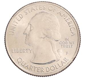 1/4 доллара (25 центов) 2017 года P США «Национальные парки — №40 Национальный исторический парк имени Джорджа Роджерса Кларка» — Фото №2