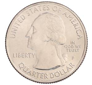 1/4 доллара (25 центов) 2017 года P США «Национальные парки — №40 Национальный исторический парк имени Джорджа Роджерса Кларка» — Фото №2