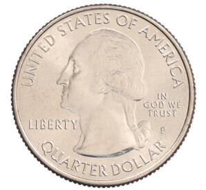 1/4 доллара (25 центов) 2019 года P США «Национальные парки — Американский Мемориальный Парк» — Фото №2