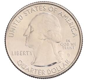 1/4 доллара (25 центов) 2018 года D США «Национальные парки — №43 Национальный парк Вояджерс» — Фото №2