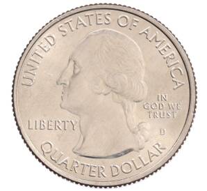 1/4 доллара (25 центов) 2018 года D США «Национальные парки — №43 Национальный парк Вояджерс» — Фото №2