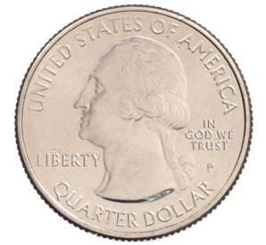 1/4 доллара (25 центов) 2019 года P США «Национальные парки — №50 Дикая местность Река Фрэнк Черч» — Фото №2