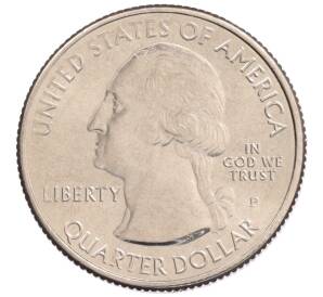 1/4 доллара (25 центов) 2019 года P США «Национальные парки — №50 Дикая местность Река Фрэнк Черч» — Фото №2