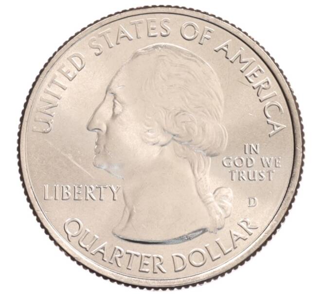 Монета 1/4 доллара (25 центов) 2014 года D США «Национальные парки — №24 Национальный парк Грейт-Санд-Дьюнс» (Артикул: M2-90268) — Фото №2