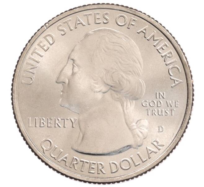 Монета 1/4 доллара (25 центов) 2014 года D США «Национальные парки — №24 Национальный парк Грейт-Санд-Дьюнс» (Артикул: M2-90269) — Фото №2