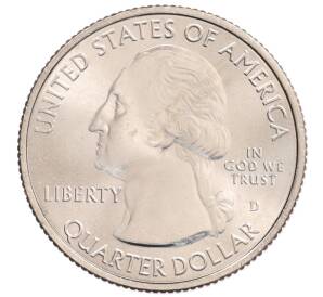 1/4 доллара (25 центов) 2015 года D США «Национальные парки — №26 Национальный монумент Гомстед» — Фото №2