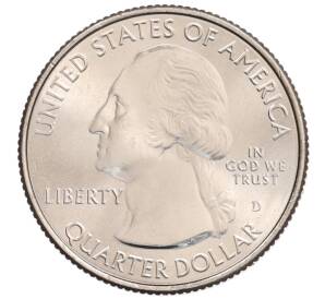 1/4 доллара (25 центов) 2015 года D США «Национальные парки — №26 Национальный монумент Гомстед» — Фото №2