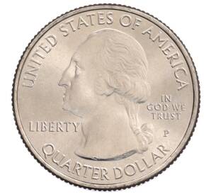 1/4 доллара (25 центов) 2015 года P США «Национальные парки — №28 Национальная автомагистраль Блу-Ридж» — Фото №2