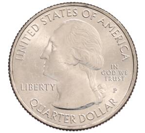 1/4 доллара (25 центов) 2015 года P США «Национальные парки — №28 Национальная автомагистраль Блу-Ридж» — Фото №2