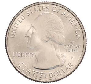 1/4 доллара (25 центов) 2015 года P США «Национальные парки — №28 Национальная автомагистраль Блу-Ридж» — Фото №2