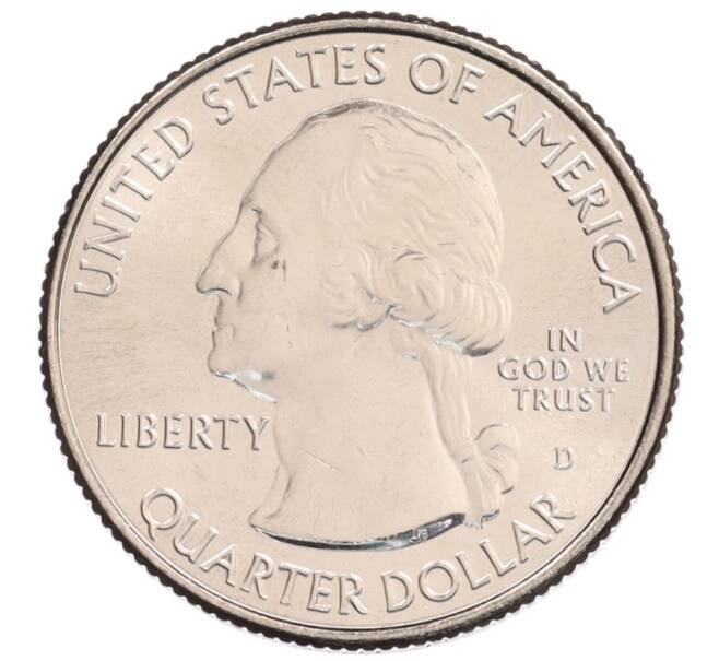 Монета 1/4 доллара (25 центов) 2018 года D США «Национальные парки — №45 Национальное убежище дикой природы острова Блок» (Артикул: M2-90290) — Фото №2