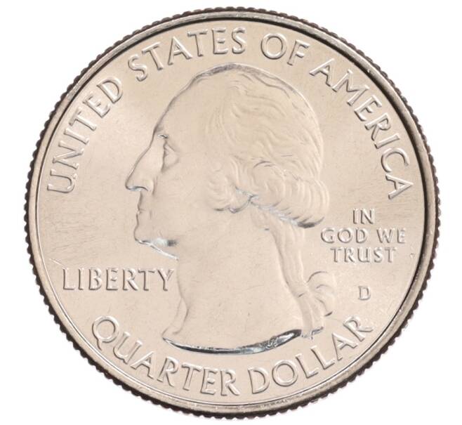 Монета 1/4 доллара (25 центов) 2018 года D США «Национальные парки — №45 Национальное убежище дикой природы острова Блок» (Артикул: M2-90291) — Фото №2