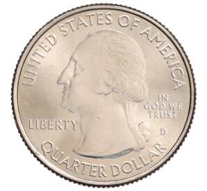 1/4 доллара (25 центов) 2012 года D США «Национальные парки — №12 Национальный исторический парк Чако» — Фото №2