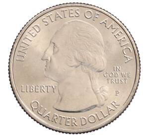 1/4 доллара (25 центов) 2014 года P США «Национальные парки — №23 Национальный парк Арки» — Фото №2