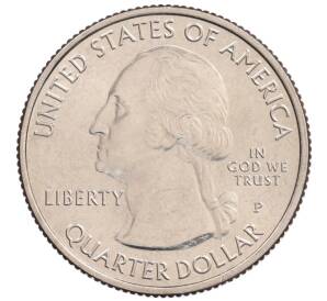 1/4 доллара (25 центов) 2015 года P США «Национальные парки — №29 Национальное убежище дикой природы Бомбай-Хук»