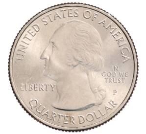 1/4 доллара (25 центов) 2020 года P США «Национальные парки — №53 Исторический парк и заповедник Бухта Соленой реки» — Фото №2