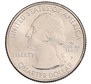 1/4 доллара (25 центов) 2020 года P США «Национальные парки — №53 Исторический парк и заповедник Бухта Соленой реки» — Фото №2