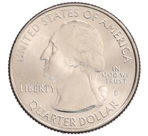 1/4 доллара (25 центов) 2014 года D США «Национальные парки — №24 Национальный парк Грейт-Санд-Дьюнс» — Фото №2