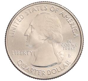 1/4 доллара (25 центов) 2014 года D США «Национальные парки — №24 Национальный парк Грейт-Санд-Дьюнс» — Фото №2