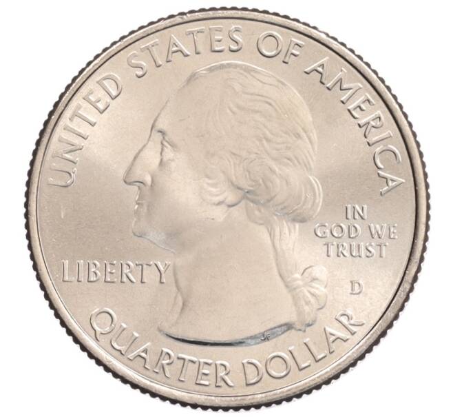 Монета 1/4 доллара (25 центов) 2014 года D США «Национальные парки — №24 Национальный парк Грейт-Санд-Дьюнс» (Артикул: M2-90347) — Фото №2