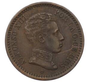 2 сентимо 1905 года Испания