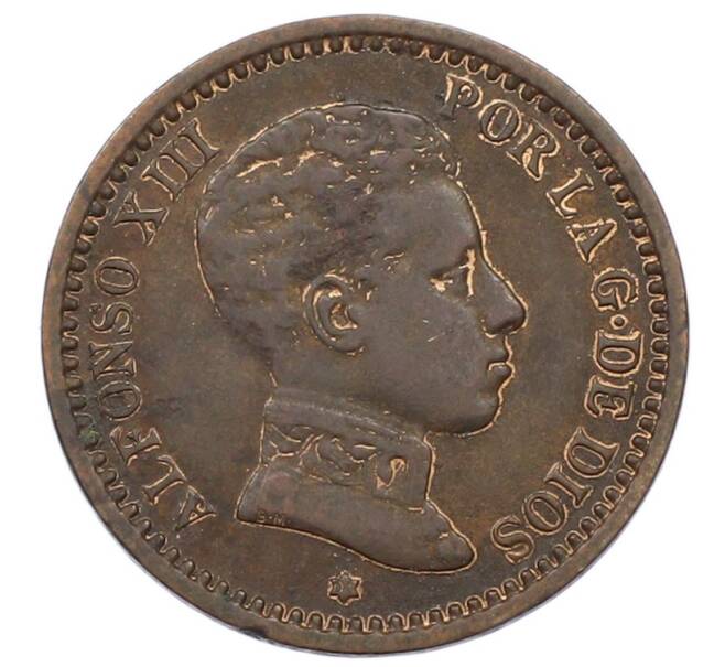 Монета 2 сентимо 1904 года Испания (Артикул: K10-5488) — Фото №1
