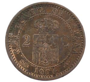 2 сентимо 1904 года Испания — Фото №2