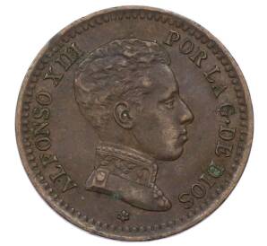 2 сентимо 1904 года Испания — Фото №1