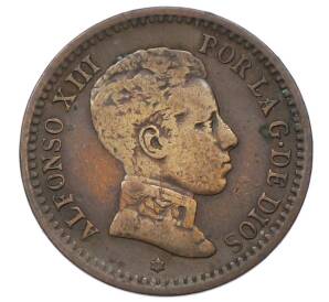 2 сентимо 1905 года Испания