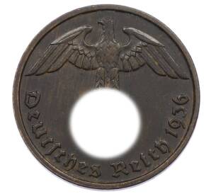 2 рейхспфеннига 1936 года D Германия — Фото №1