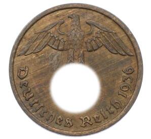 2 рейхспфеннига 1936 года D Германия — Фото №1