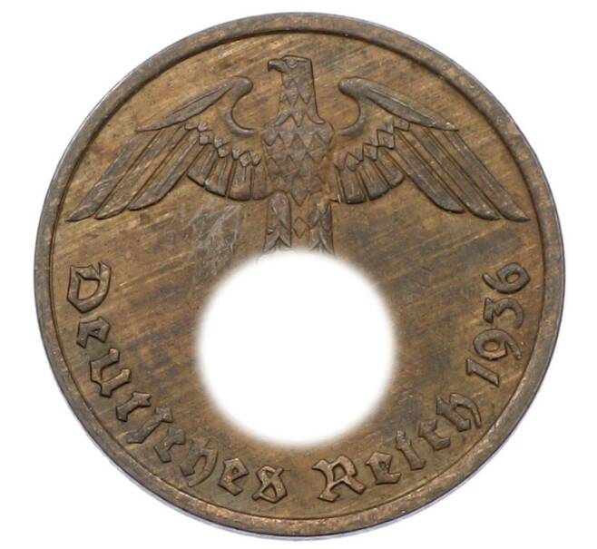 Монета 2 рейхспфеннига 1936 года D Германия (Артикул: K10-5496) — Фото №1