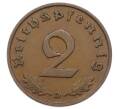 Монета 2 рейхспфеннига 1936 года D Германия (Артикул: K10-5497) — Фото №2