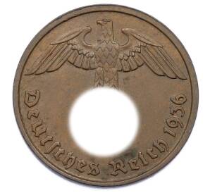 2 рейхспфеннига 1936 года D Германия — Фото №1