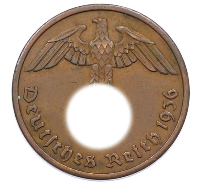 Монета 2 рейхспфеннига 1936 года A Германия (Артикул: K10-5499) — Фото №1