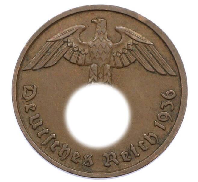 Монета 2 рейхспфеннига 1936 года D Германия (Артикул: K10-5500) — Фото №1
