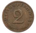Монета 2 рейхспфеннига 1936 года D Германия (Артикул: K10-5500) — Фото №2