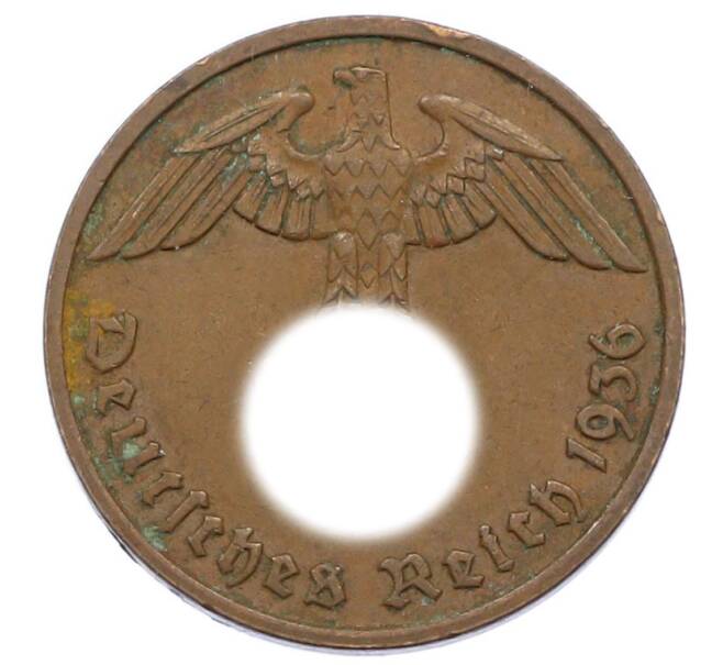 Монета 2 рейхспфеннига 1936 года D Германия (Артикул: K10-5501) — Фото №1