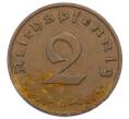 Монета 2 рейхспфеннига 1936 года D Германия (Артикул: K10-5501) — Фото №2