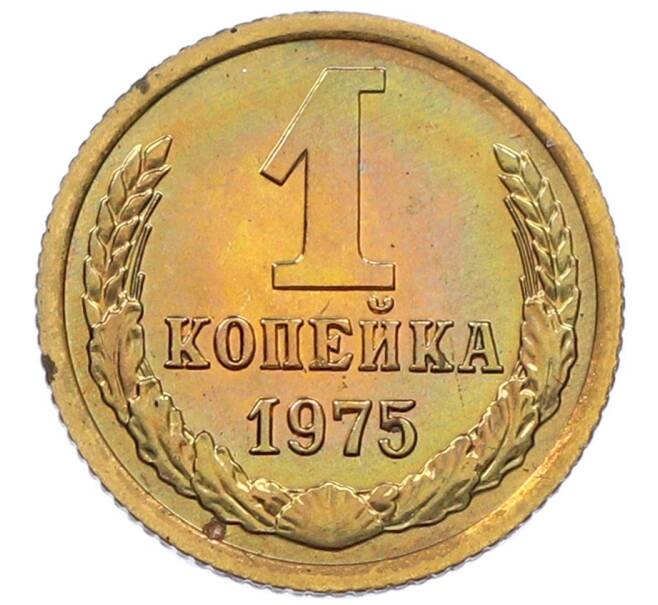 Монета 1 копейка 1975 года (Артикул: K10-5528) — Фото №1