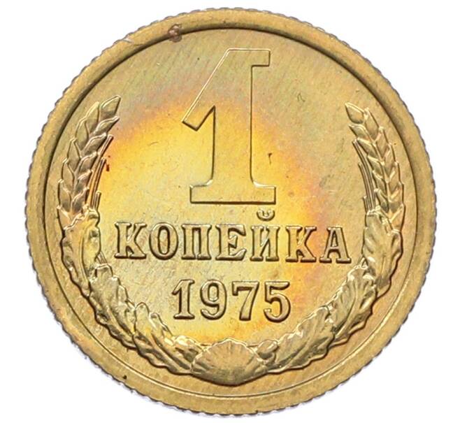 Монета 1 копейка 1975 года (Артикул: K10-5529) — Фото №1