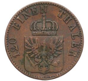 3 пфеннига 1861 года A Пруссия — Фото №2