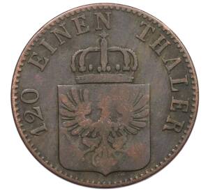 3 пфеннига 1858 года A Пруссия — Фото №2