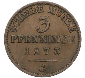 3 пфеннига 1873 года C Пруссия — Фото №1