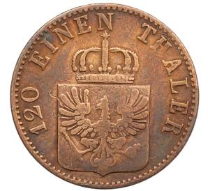 3 пфеннига 1860 года A Пруссия — Фото №2