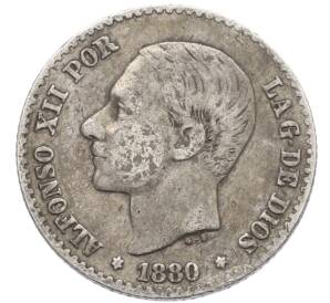 50 сентимо 1880 года Испания — Фото №1