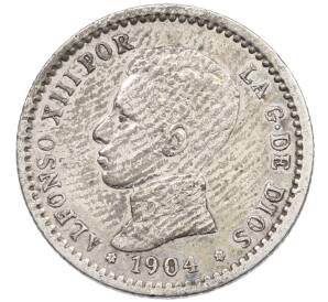 50 сентимо 1904 года Испания