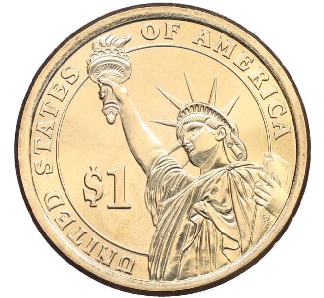 Монета 1 доллар 2016 года (P) США «38-й президент США Джеральд Форд» (Артикул: M2-90351) — Фото №2