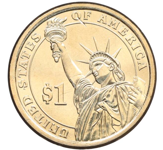 Монета 1 доллар 2016 года (P) США «38-й президент США Джеральд Форд» (Артикул: M2-90352) — Фото №2